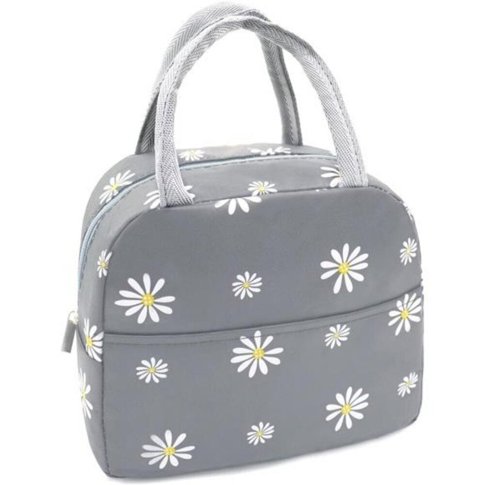 Insulated lunch bag tote reusable cooler for women men work school picnic travel